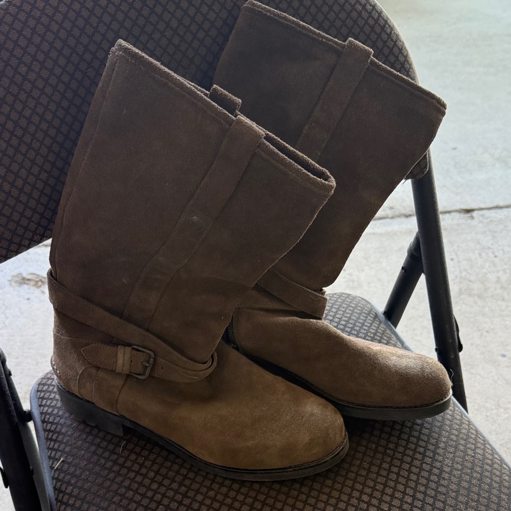 Coach Women's Brown Suede Boots